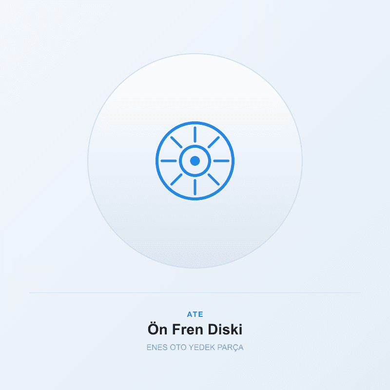 Ön Fren Diski (Havalandırmalı)