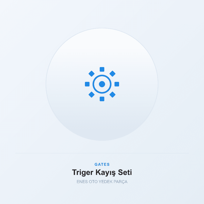 Triger Kayış Seti (Gergi + Rulman Dahil)