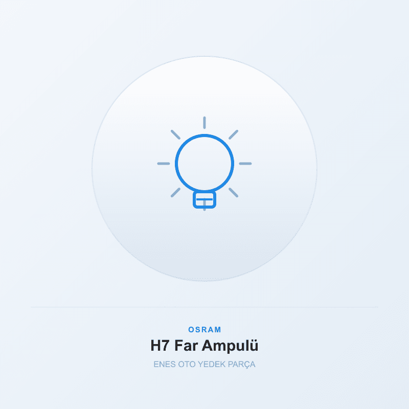 H7 Far Ampulü (İkili Paket)